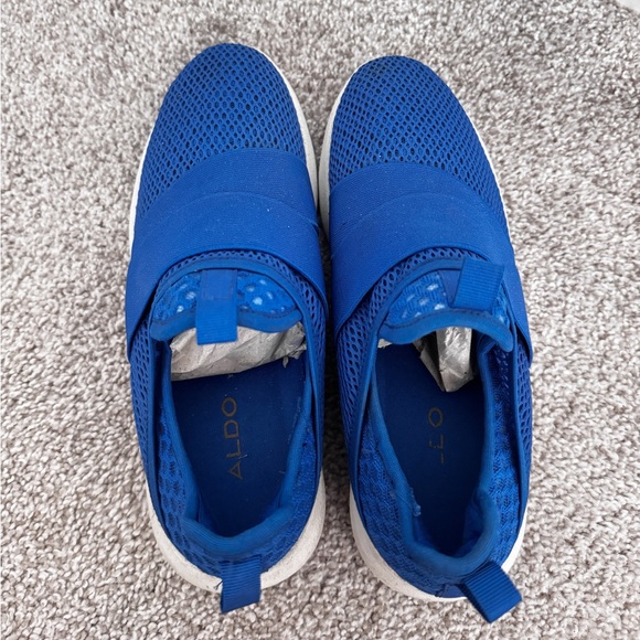 ALDO Blue Fascia No Lace Sneakers - Picture 3 of 5